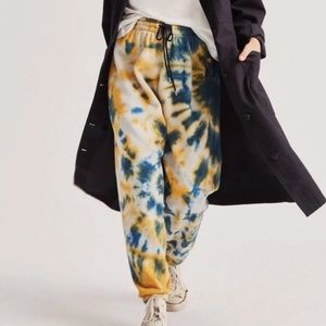 FREE- Brixton Vintage Sweatpant - Captain Blue Tie Dye. FREE WITH PURCHASE.